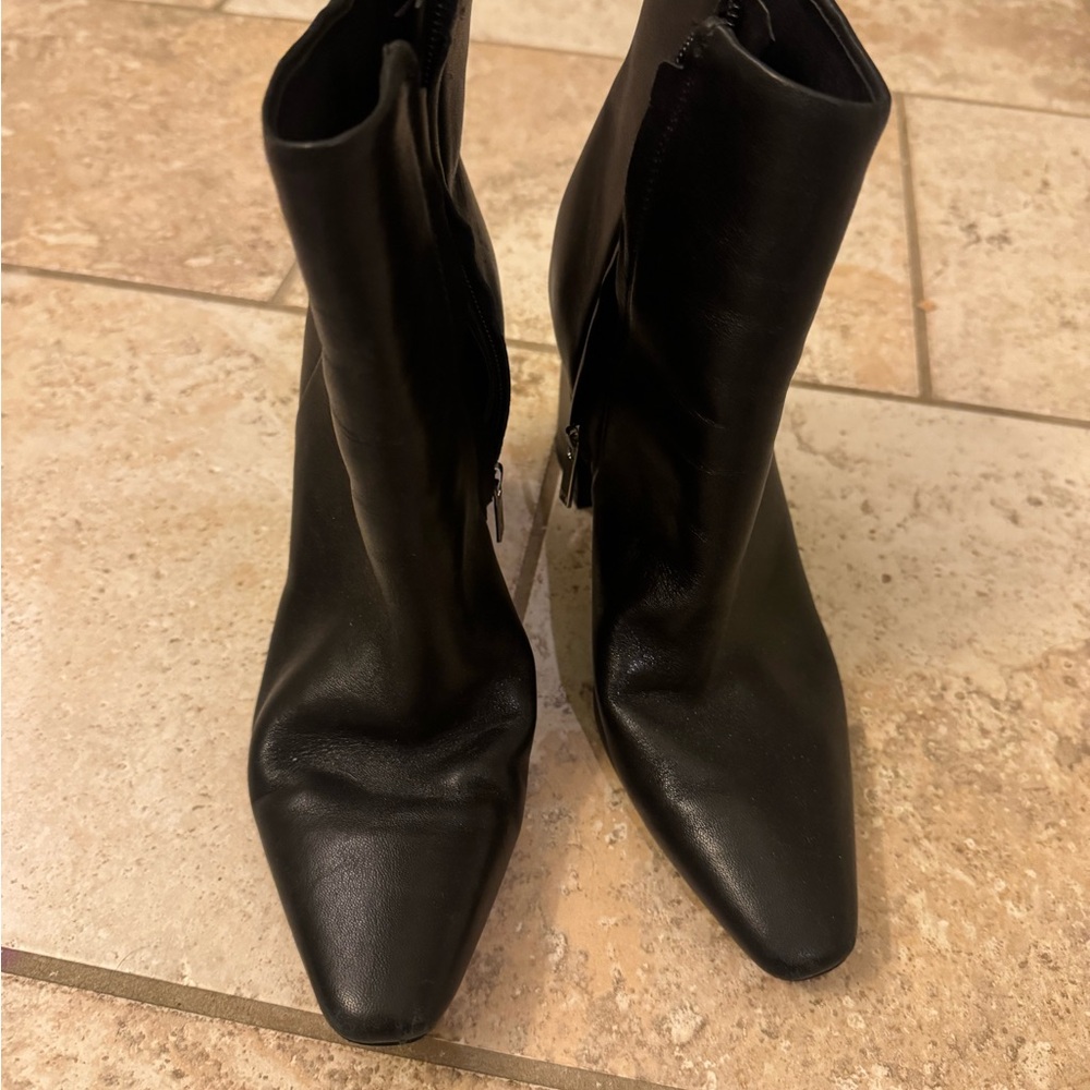 Elegant Black Ankle Boots by Marc Fisher Like New